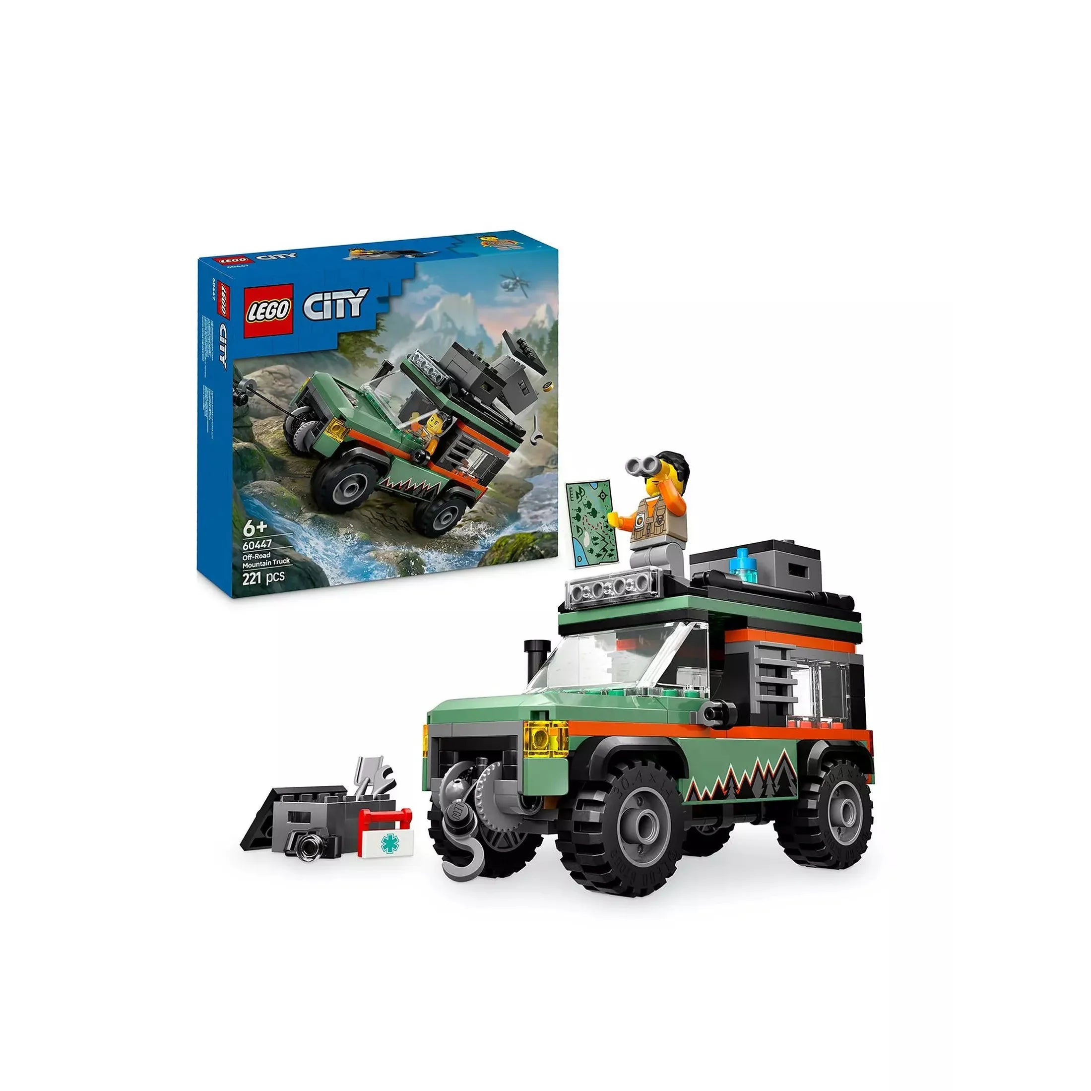 Buy LEGO,LEGO City Off-Road 4x4 Mountain Truck Toy – 60447 - Gadcet UK | UK | London | Scotland | Wales| Near Me | Cheap | Pay In 3 | Toys & Games